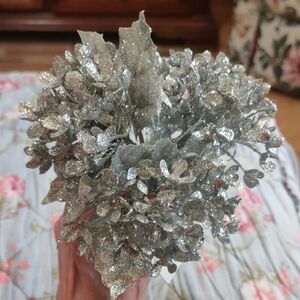 Must Bundle - Glittering Silver Faux Floral Arrangement